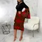 Sexy Fashion Digital Print Flare Sleeve Dress