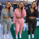 Autumn and Winter Plush Workwear Pocket Hooded Drawstring Casual Sports Two Piece Set