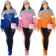 Letter printed fashionable casual suit
