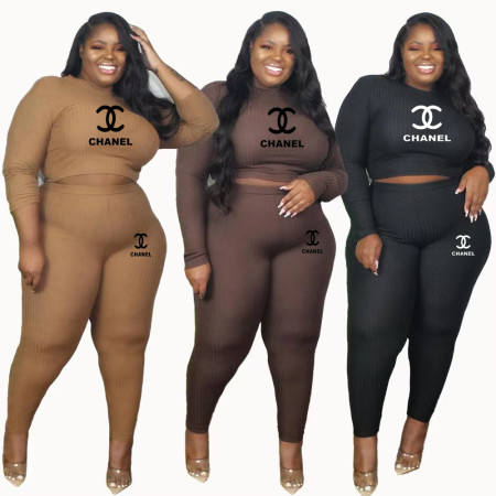 Pit bar thread long sleeve two-piece set