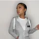 Oversized hooded casual loose one-piece top