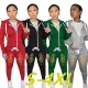 Oversize printed casual hoodie suit