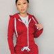 Oversized hooded casual loose one-piece top