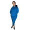 Solid two-piece sports rope suit hat