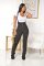 Autumn and Winter Solid Pleated Sling Jumpsuit
