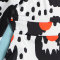 OVERSIZED LOOSE TIE PRINT DRESS