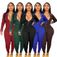 PITCHED CHECKS PERSONAL PATTERN ZIP SPORTS JUMPSUIT