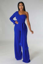 Autumn Off Shoulder Feather Long Sleeve Solid Slim Bodysuit Dress