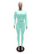 Solid color sports waist collection suit, fashionable and casual two-piece set