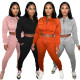 Fashion casual sweater two-piece suit