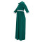 Waist Length Dress with Tie Bow Long Slim Dress