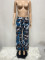 Hip hop style low waist overalls wide leg trousers casual pants