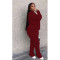 Large fashion casual knitting suit