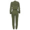 Fashion plush sweater hooded sports suit (three piece set)