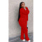 Large fashion casual thin knitting suit