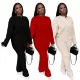 Large fashion casual thin knitting suit