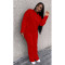 Large fashion casual thin knitting suit