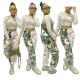 Two color camouflage large pocket casual pants