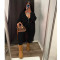Personalized zipper anti pilling sweater set of two