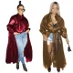 PU mesh splicing coat leather coat