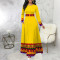Sexy Fashion Digital Print Long Sleeve Dress