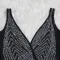 Sexy v-neck perspective slim fitting hot drill dress