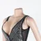 Sexy v-neck perspective slim fitting hot drill dress