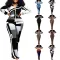 Printed fashionable women's dress 2 sets