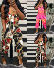 Sexy fashion printed jumpsuit