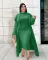 Oversize fashionable loose long cardigan suit