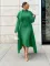 Oversize fashionable loose long cardigan suit