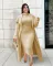 Oversize fashionable loose long cardigan suit