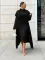 Oversize fashionable loose long cardigan suit