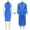 Oversize fashionable loose long cardigan suit