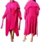 Oversize fashionable loose long cardigan suit