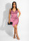 Deep V Split Celebrity Dress Amazon European and American Women's Dress