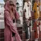 Hooded cardigan sweater fried dough twist knit