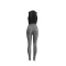 Sleeveless knitting thread perspective jumpsuit