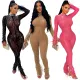 Hot drill perspective fashionable sexy jumpsuit