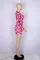 Threaded household wear V-neck printed jumpsuit