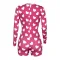 Threaded household wear V-neck printed jumpsuit