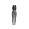 Sleeveless knitting thread perspective jumpsuit