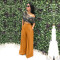 Fashion personality flare wide leg casual pants