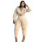 European and American women's casual suit solid color