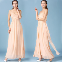 Sexy V-neck Sleeveless Strap Dress