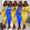 Off shoulder oversize dress Spring and Autumn LOGO solid color pullover medium sleeve long skirt women