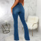 Fashion stretch jeans flare pants