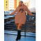 Oversize printed loose sweater dress