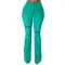 Fashion personality hole stretch flare pants