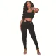 Fashionable pleated trousers